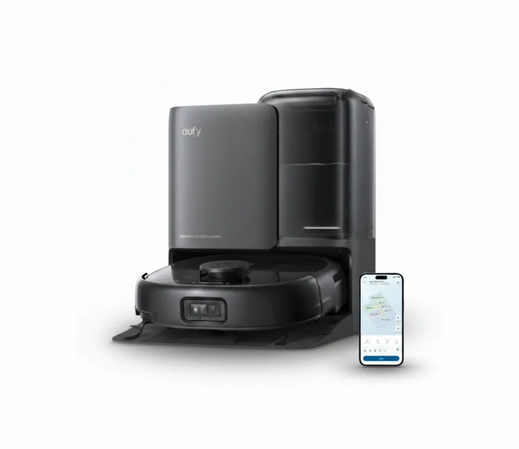 eufy Robot Vacuum E25, HydroJet System with Roller Mop