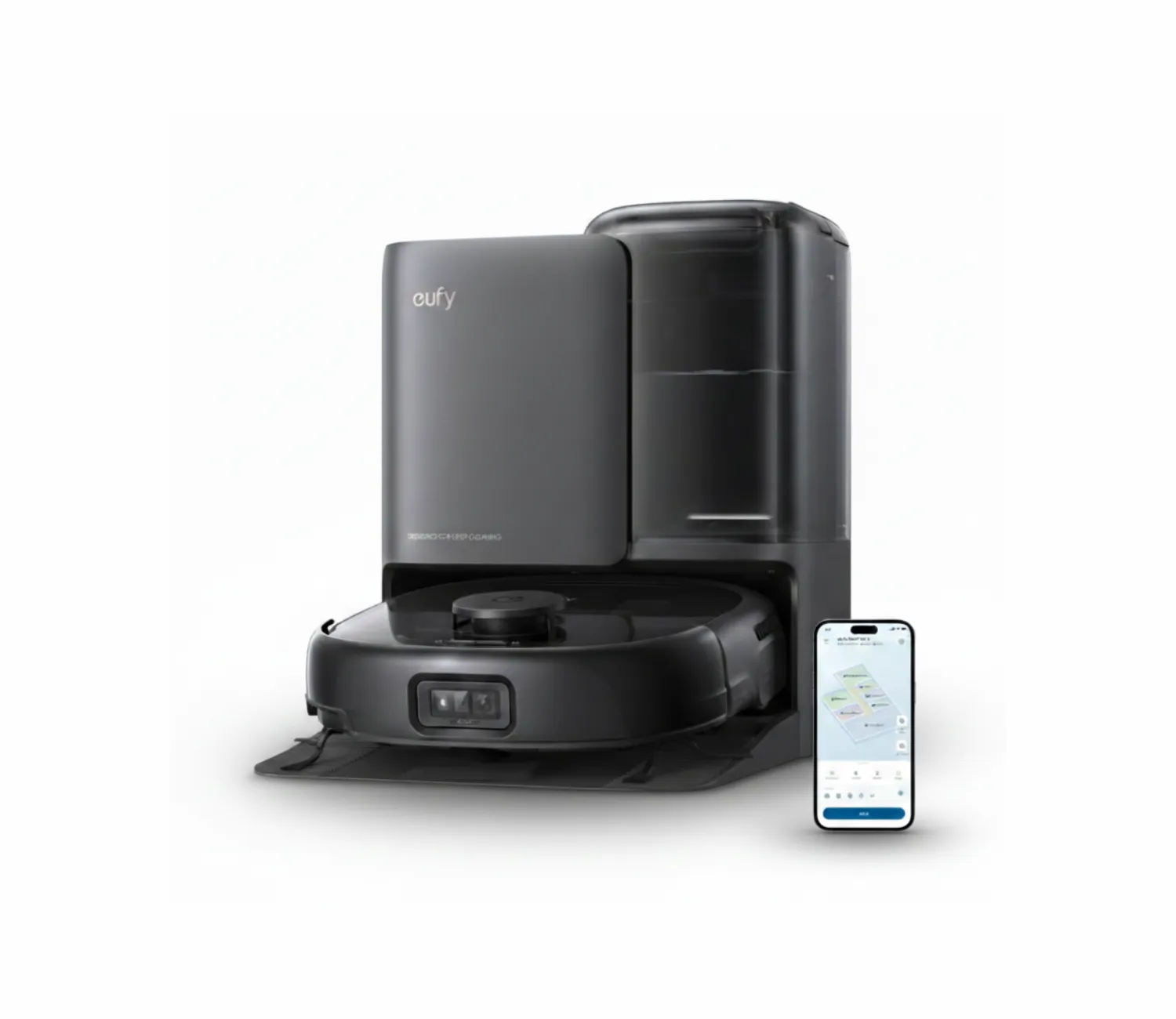 eufy Robot Vacuum E25, HydroJet System with Roller Mop